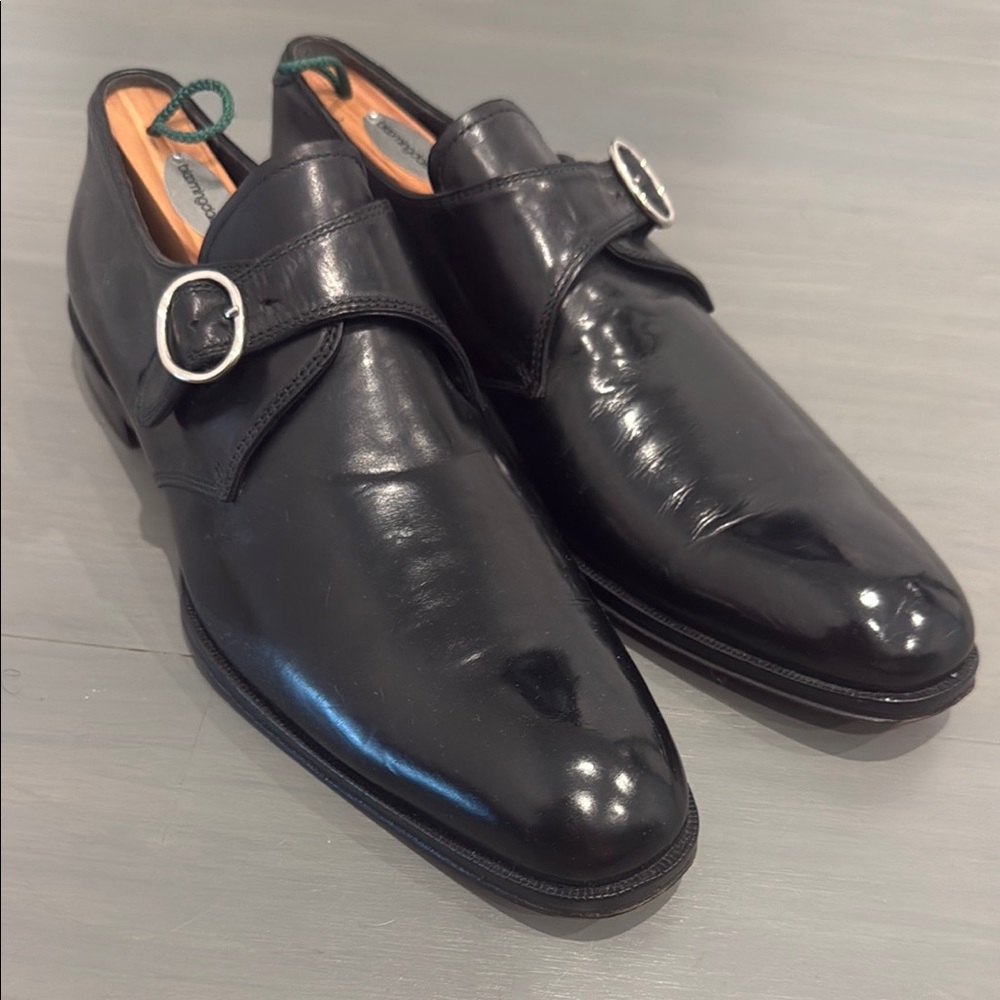 To Boot Men's Black Single Monk Strap Size 8.5